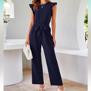 Elegant Navy Jumpsuit
